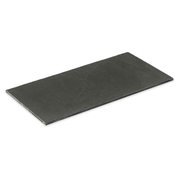 Svart stenplatta i skiffer 60x30x1 cm