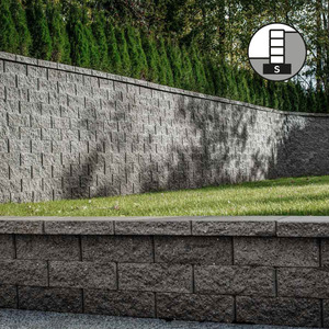 Brilliant i antracit – mursten till stödmurar Brilliant i antracit – mursten till stödmurar