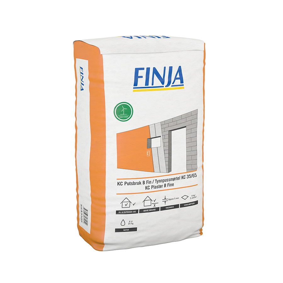 Finja KC Putsbruk B Fin, 25 kg