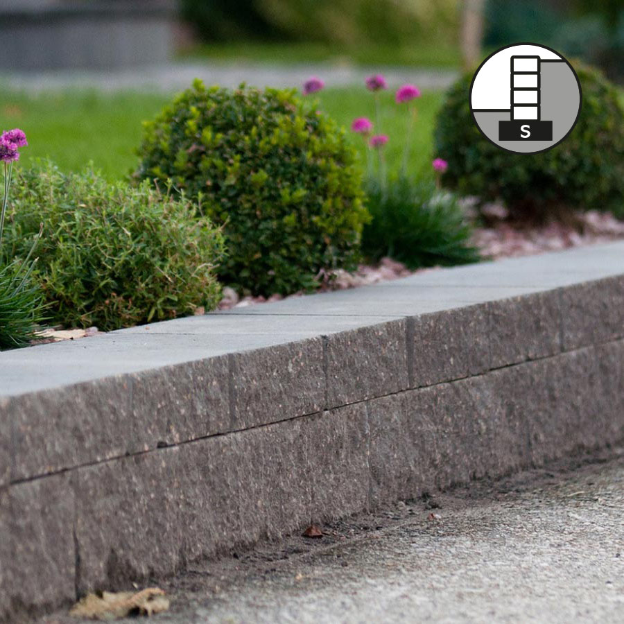 Garden Wall antracit rak 30,5x23x15 cm