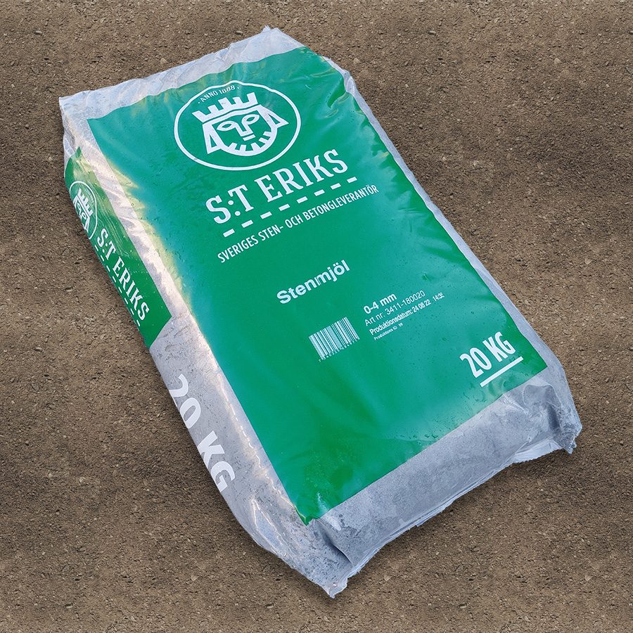 Flisby Stenmjöl grafit  20 kg