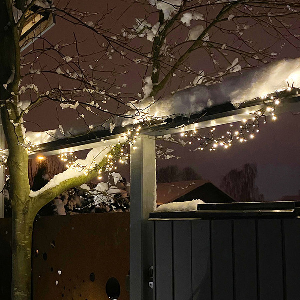 LightsOn Bliss – ljusslinga hänger i ett träd