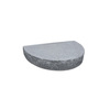 Granittrappblock Tirso grafit halvrund 90 cm i diameter