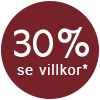 30% rabatt med villkor