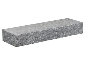 Trappblock granit i grågrafit med avslut. Trappblock granit i grågrafit med avslut.