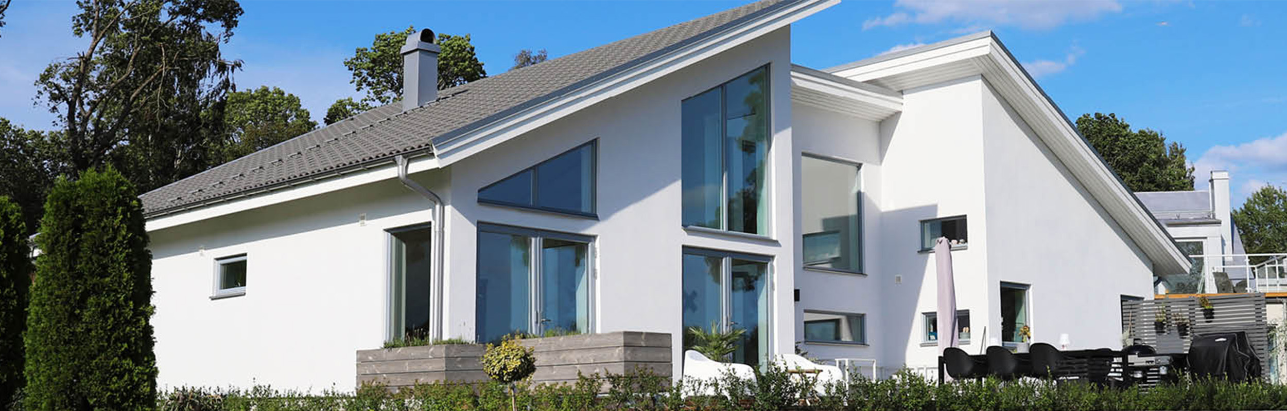 Hus murat med isolerblock.