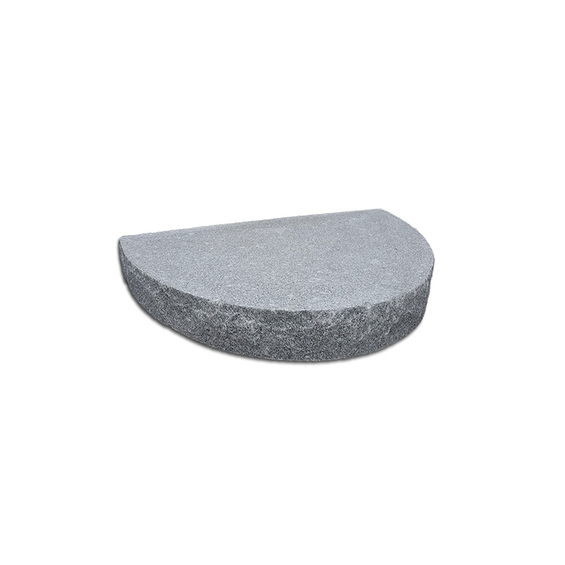 Granittrappblock Tirso grafit halvrund 90 cm i diameter