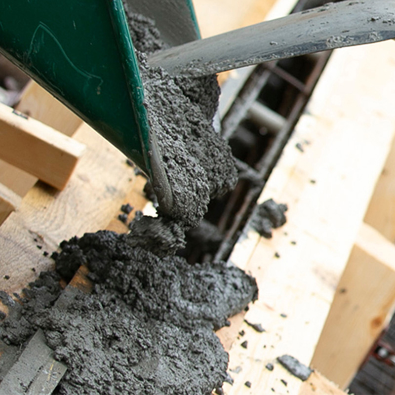 Betongbruk som används vid gjutning.