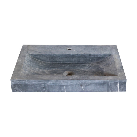 Handfat marmor grå antracit - liten skada 