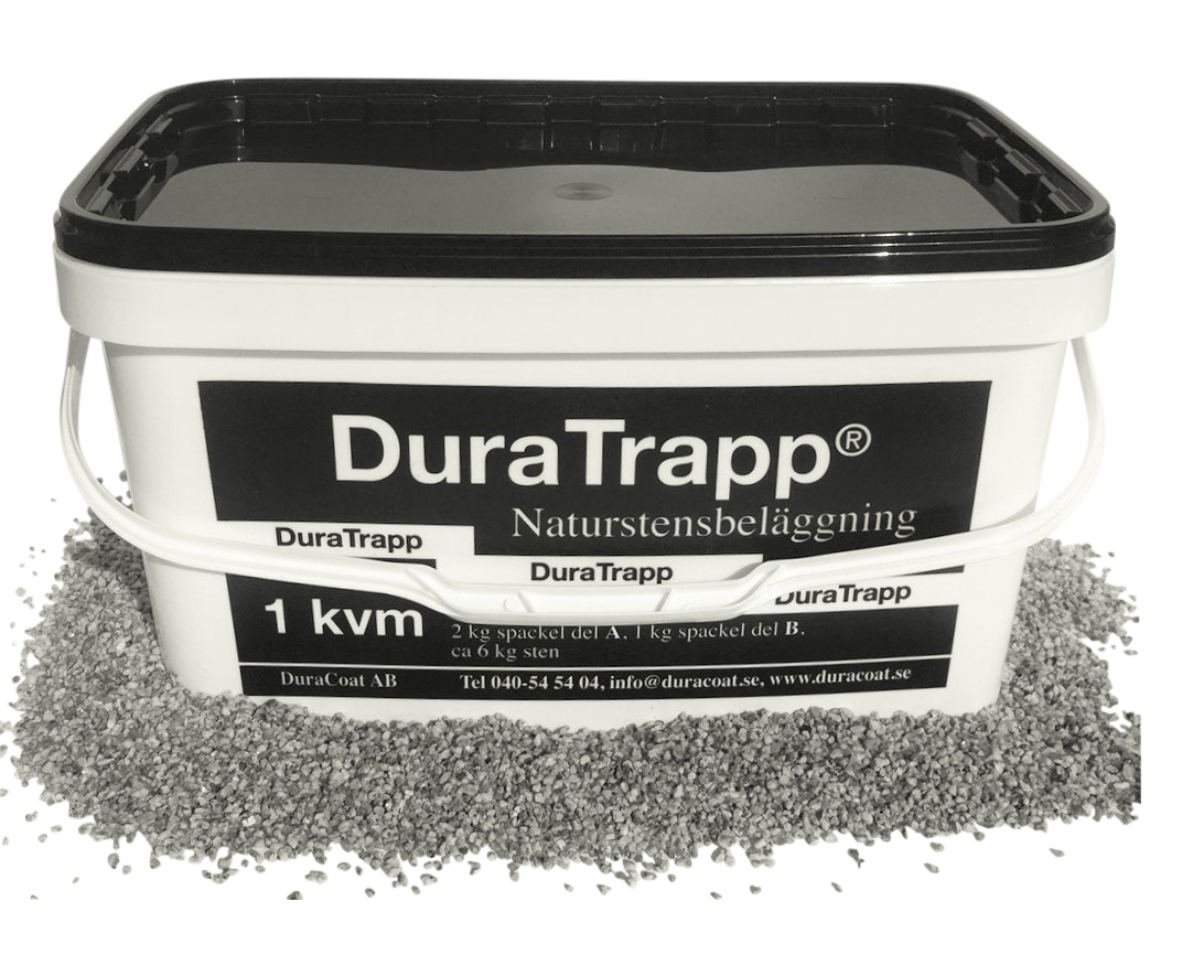 Duratrapp mörkgrå granit