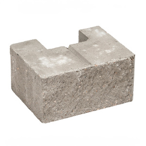 Hörnblock till murblocket Garden Wall i grått. Hörnblock till murblocket Garden Wall i grått.