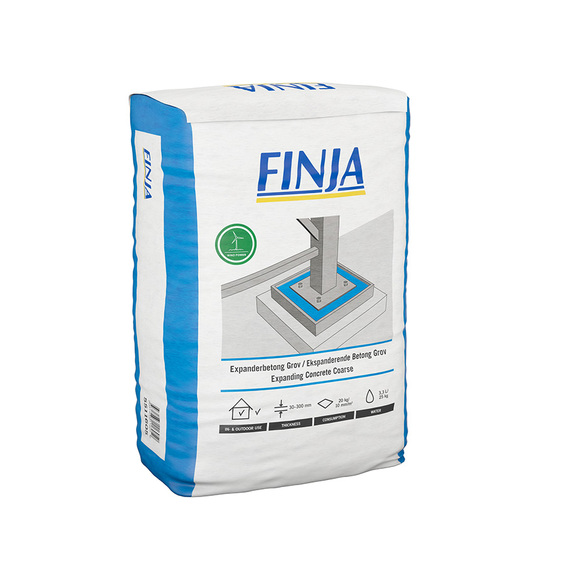 Finja Expanderbetong Grov, 25 kg