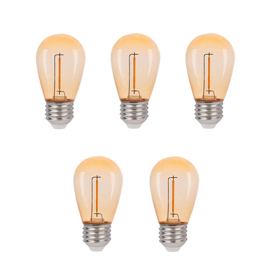 LightsOn Deco glödlampa x 5 E27 12V (Vintage)