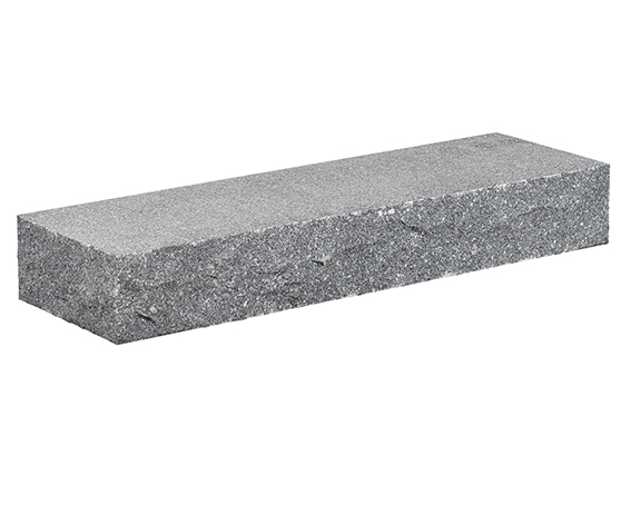Flisby Granit trappblock grågrafit hörn 120 cm