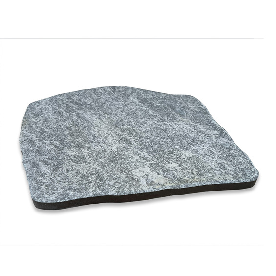 Stegsten i granitkeramik, gråmelerad granit