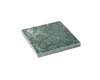 Marmor Verde grön 10x10x1 cm slipad