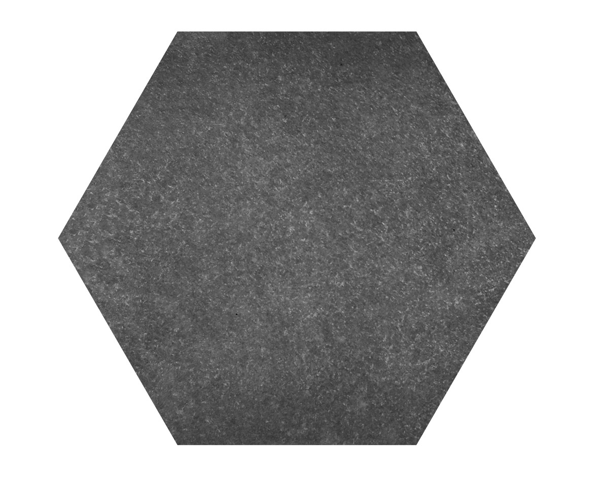 Flisby Granitkeramik stegsten hexagon granit antracit