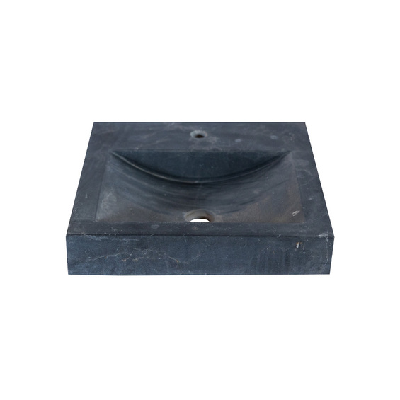 Handfat marmor grå antracit