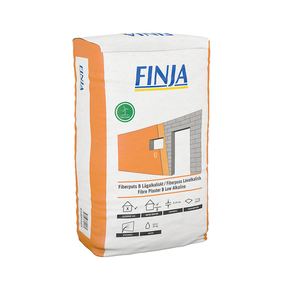 Finja Fiberputs B Lågalkaliskt, 25 kg
