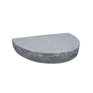 Granittrappblock Tirso grafit halvrund 150 cm i diameter Granittrappblock Tirso grafit halvrund 150 cm i diameter