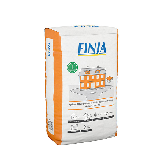 Finja Hydrauliskt Kalkbruk Fin, 25 kg