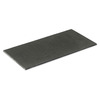 Svart stenplatta i skiffer 60x30x1 cm